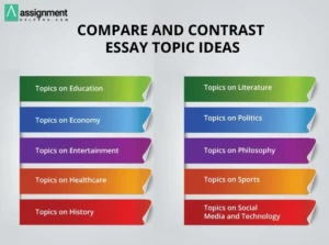 college level compare and contrast essay ideas
