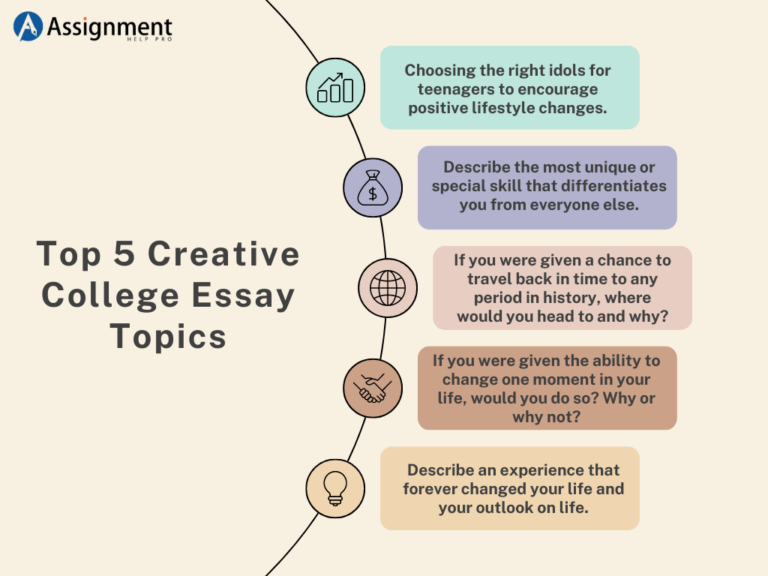 top 5 college essay topics