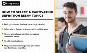 topic selection for definition essay