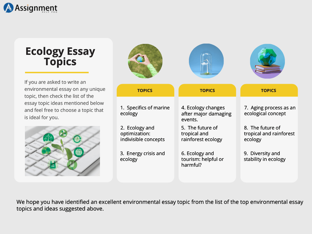 environment related thesis topics