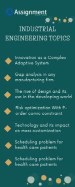 undergraduate research topics for industrial engineering