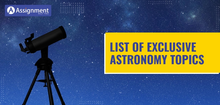 Astronomy Topics