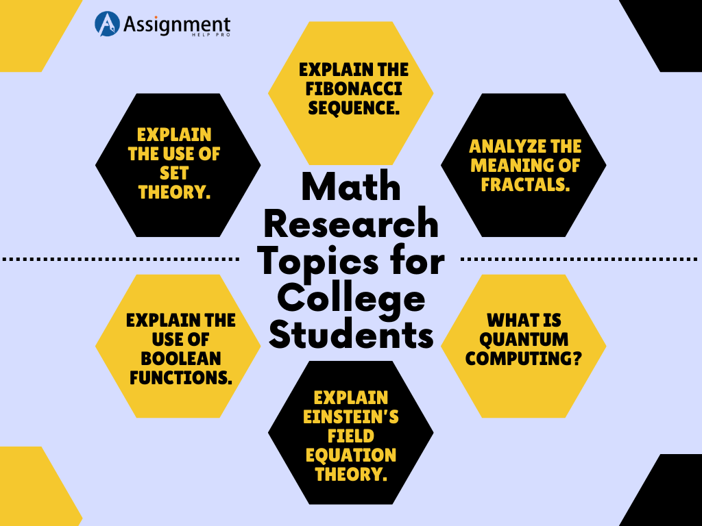 math research ideas for high school students