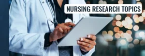 Nursing Research Topics