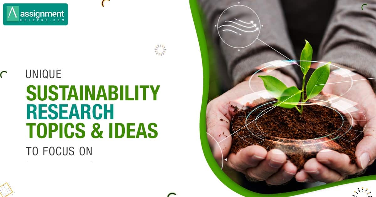 research topics in sustainability
