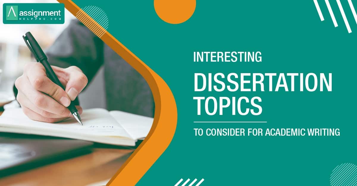 dissertation topic list