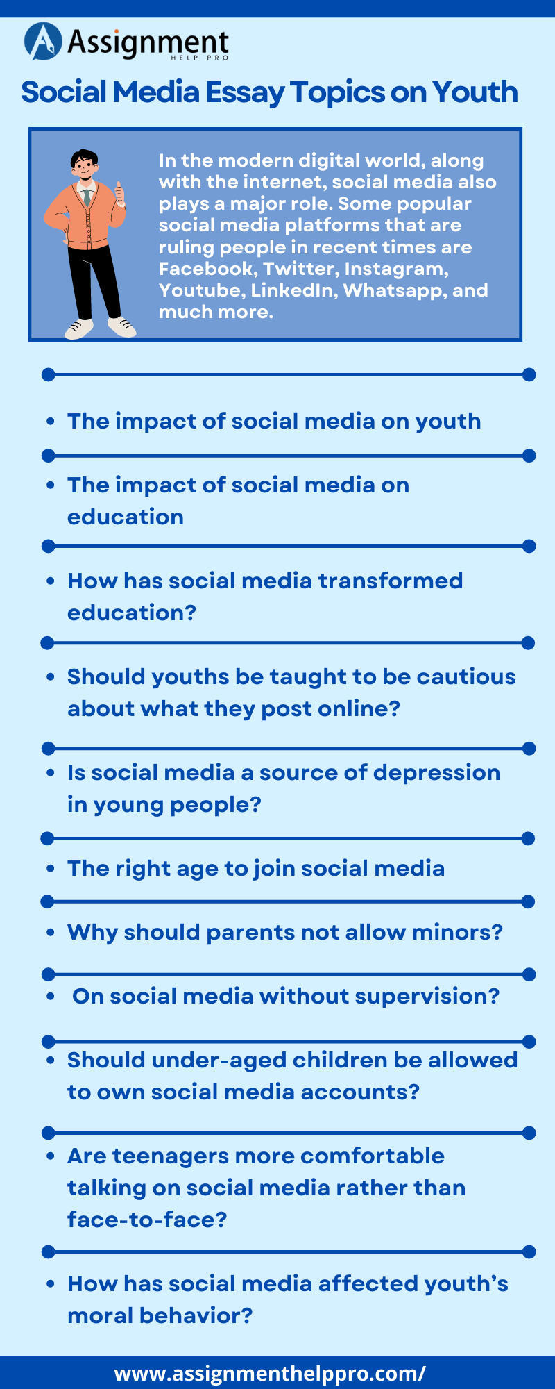 social media research topics examples